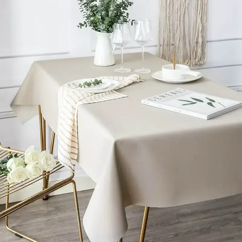 

High end luxury and high-end photography rectangular dining table cloth noble water discharge long table European style