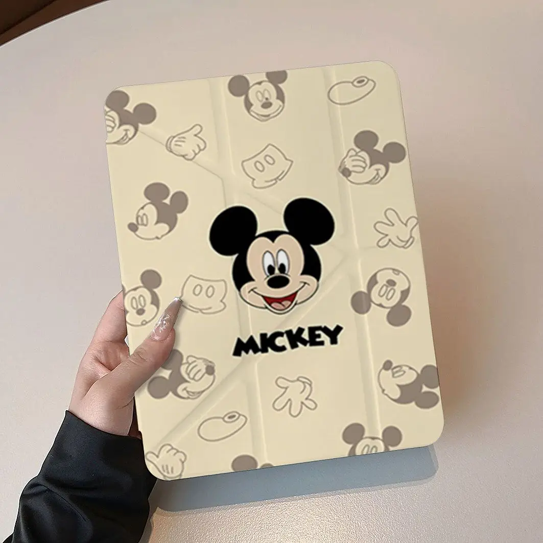 

Full Screen Cute Mickey Case For iPad Air 11 Case 10th 11th A 16 9th iPad Pro 11 4 5 10.9in 12.9 M2 M3 M4 Mini 7 Pencil Holder