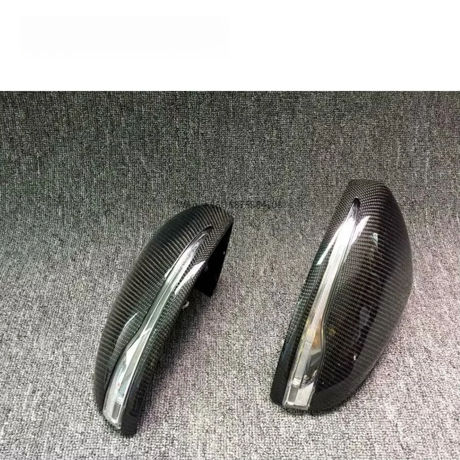 

High Glossy C Class W205 S Class W222 Carbon Fiber Mirror Cover With Led Light For C260 C200 C180 C63 S65