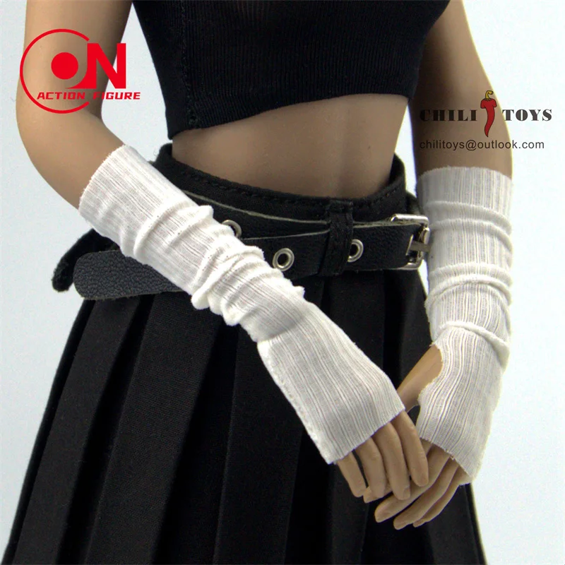 ألعاب الفلفل الحار 1/6 مقياس أنثى الذراع كم قفازات واقي المعصم الملابس والاكسسوارات نموذج صالح 12 ''الجندي عمل الشكل دمى الجسم #3