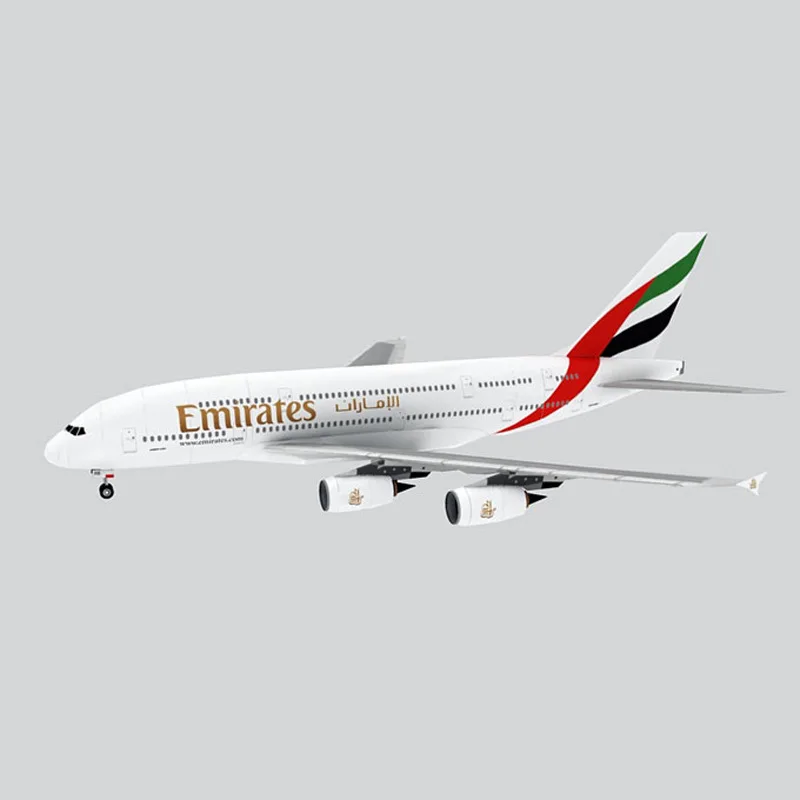 Australia UAE Singapore Airbus A380 Paper Model Airbus A380 Passenger Aircraft