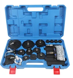 12pcs Brake Master Cylinder Adapters Brake Fluid Bleeding Bleeder Tool Kit with Storage Case for Most Vehicles