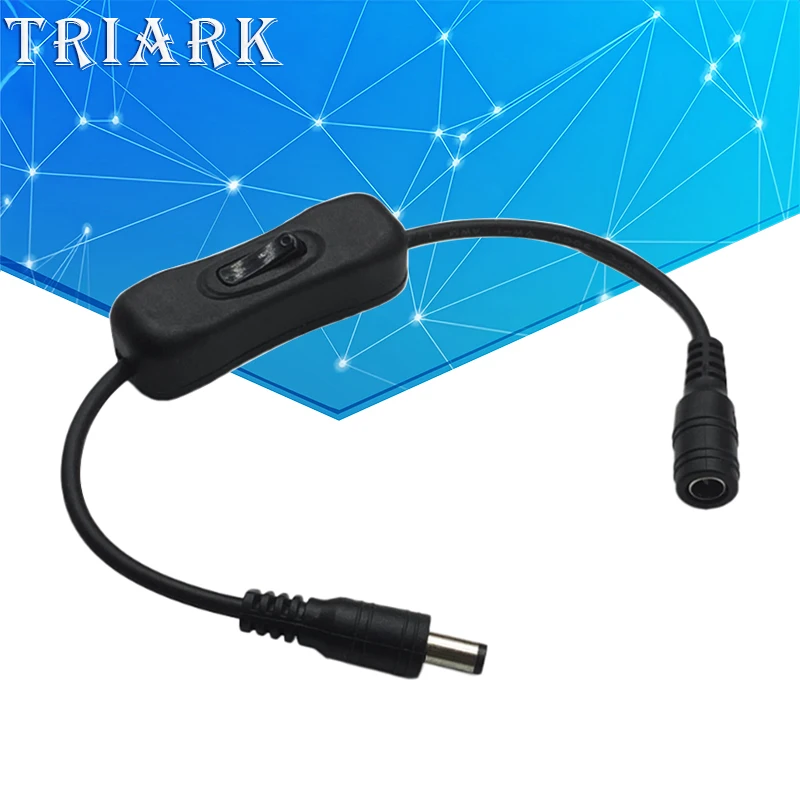 1PCS DC 12V Light Switch Female Male Power Cable DC Connector ON OFF Inline 304 Switch 12V 2A for LED Strip Light