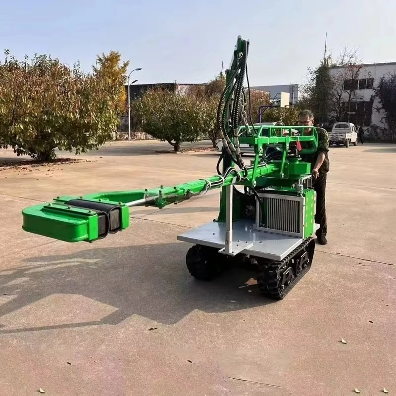 Crawler Self Propelled Fruit Tree Shaker Olive Harvester Vibrating Picking Machine Sale Factory Direct Accept Custom