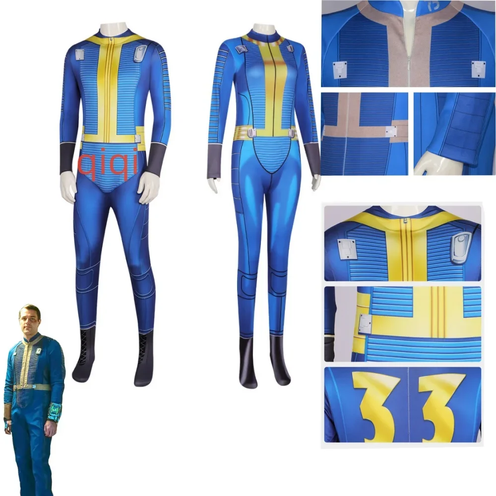 Lucy MacLean Fallout Cosplay Jumpsuit Man Woman Costume Halloween Cosplay Clothing