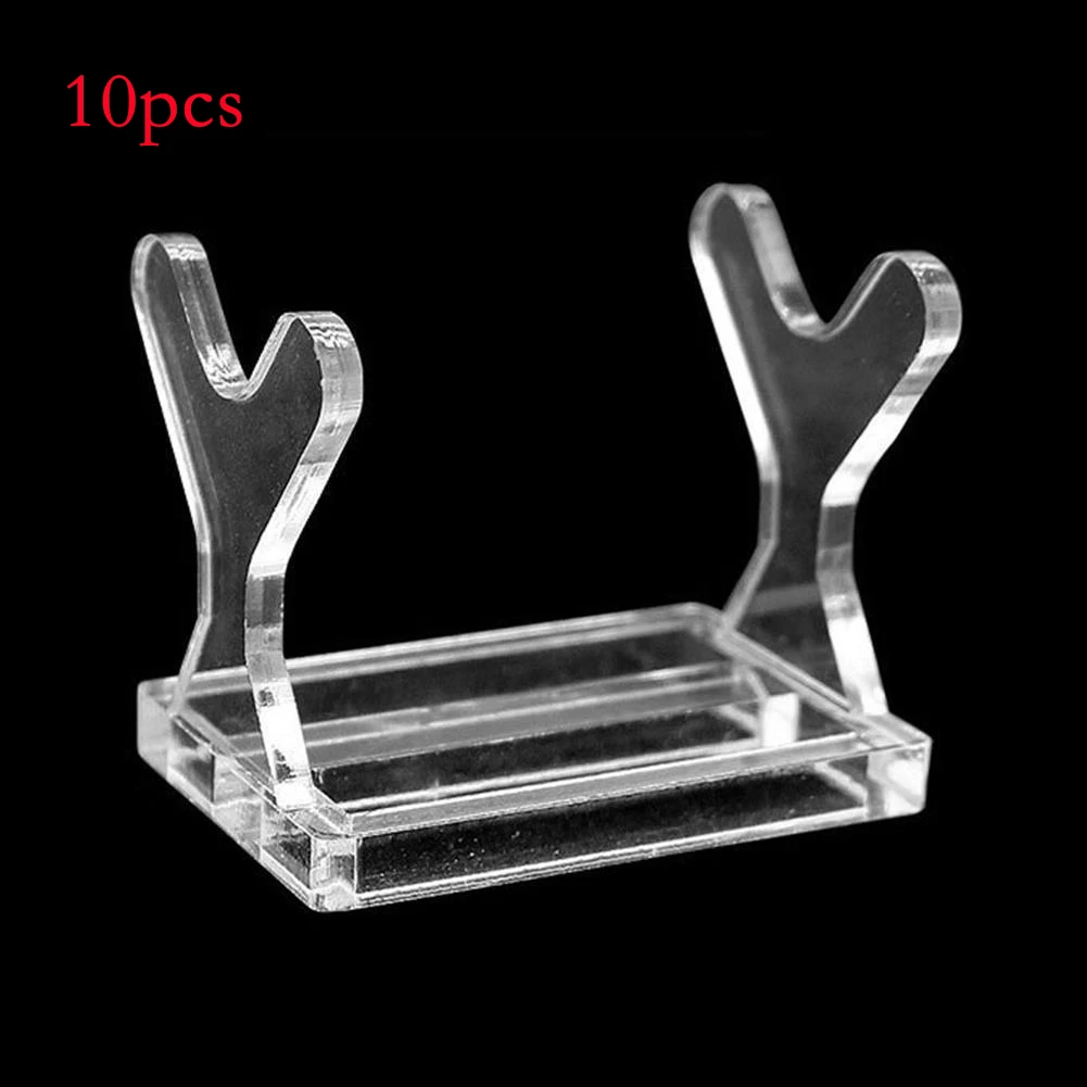 10pcs Fishing Lure Showing Stand For Fishing Store Acrylic Display Stand Holder For Swim Wobblers Crankbait Show Shelf Display