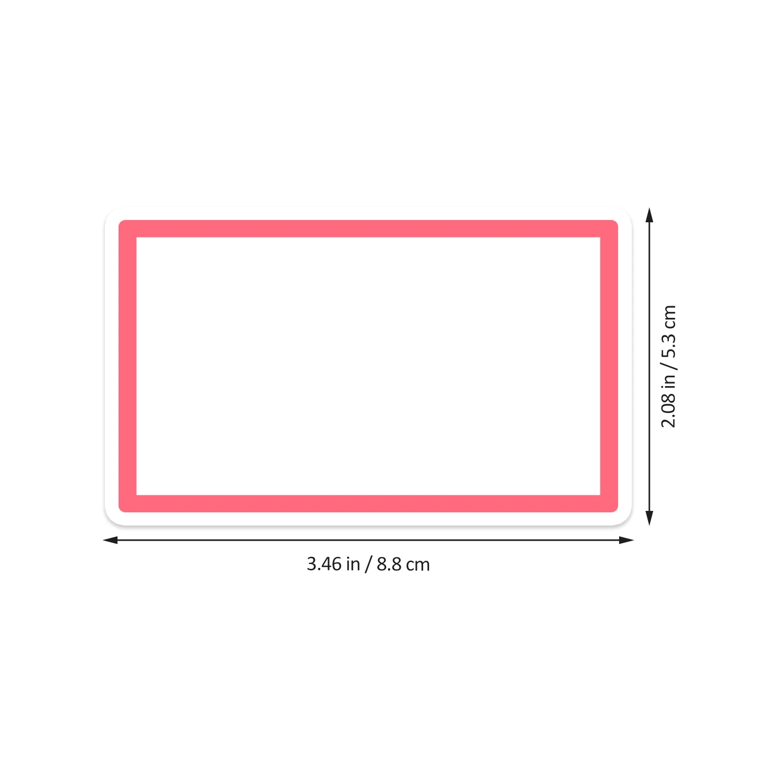 2 Rolls Name Stickers Coated Paper Easy Peel Paste Smooth Writing Blank Labels for Kids Classroom Assorted Colors Housewarming