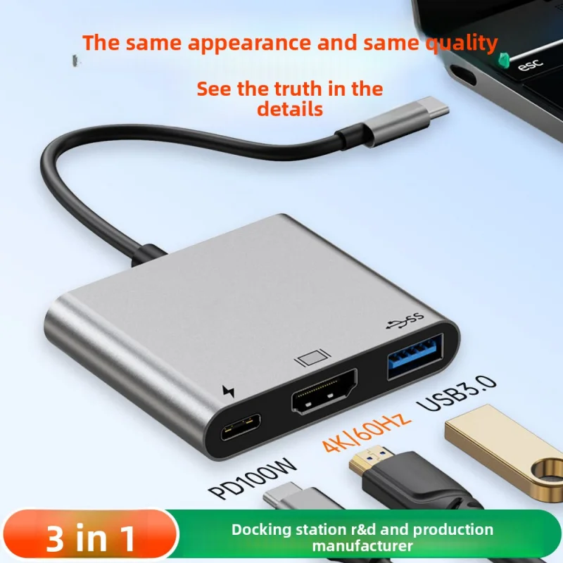 

USB-C to HD 3-in-1 Mi Docking Station 60Hz Hub 3.0 Converter Type-C