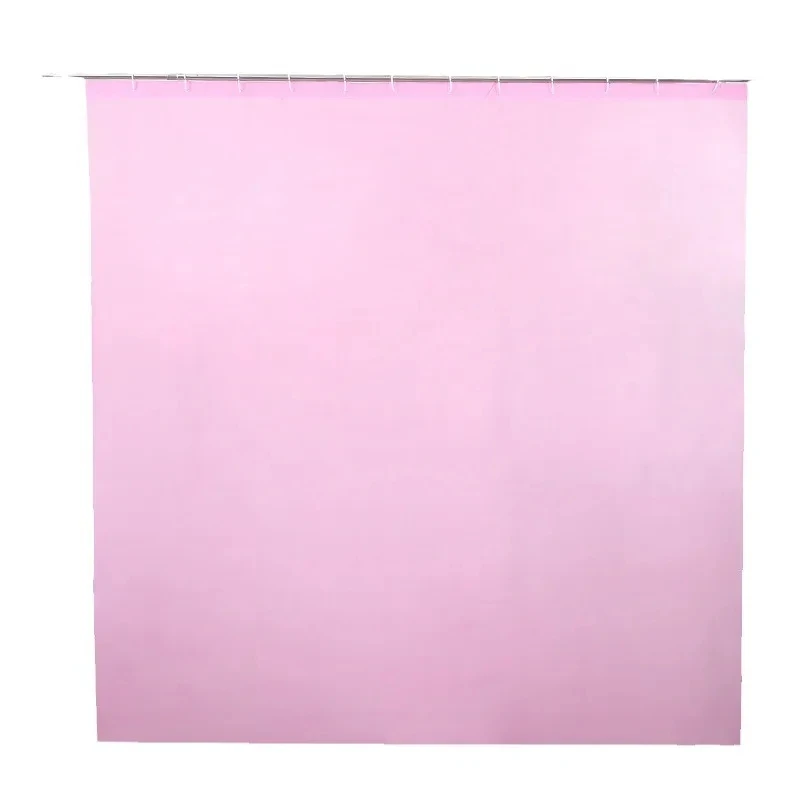 1pc Solid Color Shower Curtain PEVA Waterproof Shower Curtain Bathroom Partition Curtain Bathroom Decoration Accessories