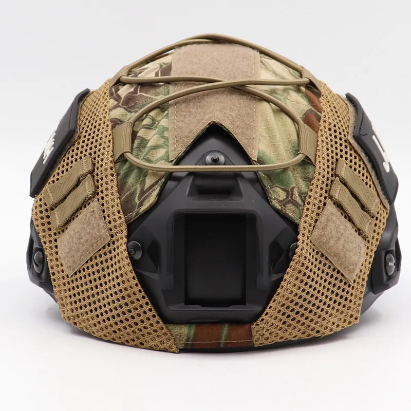 Taktische Militärische Schnelle Helm Abdeckungen Camouflage Abdeckung Tuch Airsoft CS Paintball Schießen Helm Ausrüstung Für SCHNELLE Helm Getriebe