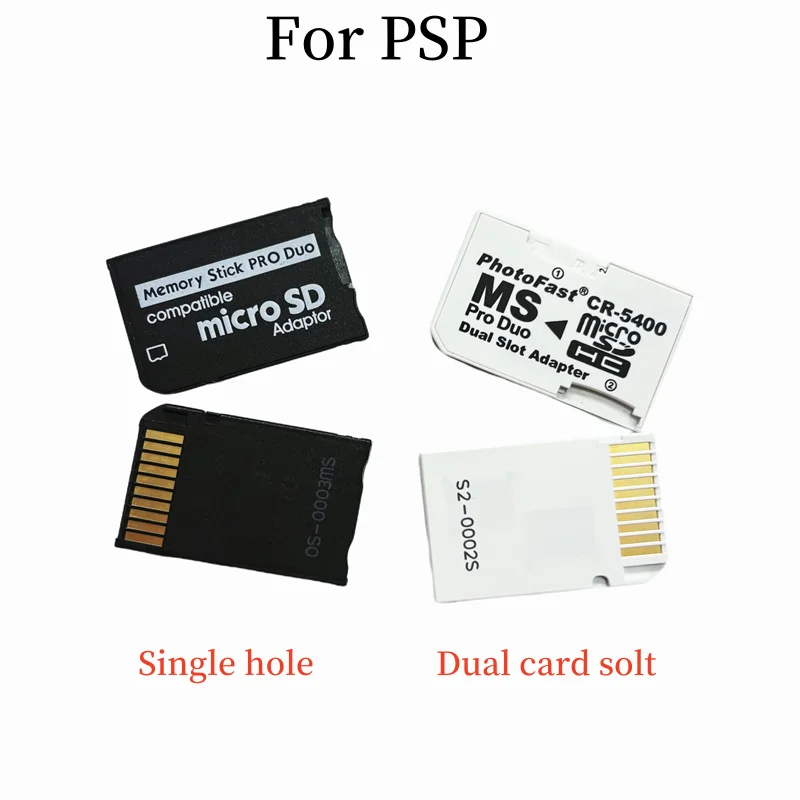 

25pcs PSP SD Card Converter TF To MS Memory Stick Pro Duo Adapter Card Reader for Sony PSP1000 2000 3000 Gaming Accessories
