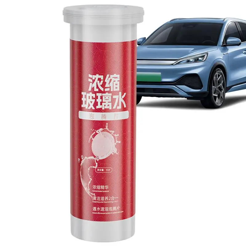 Windshield Effervescent Wiper Tablet Powerful Fluid Concentrate Convenient Washer Fluid Tablets For Car Auto Vehicles