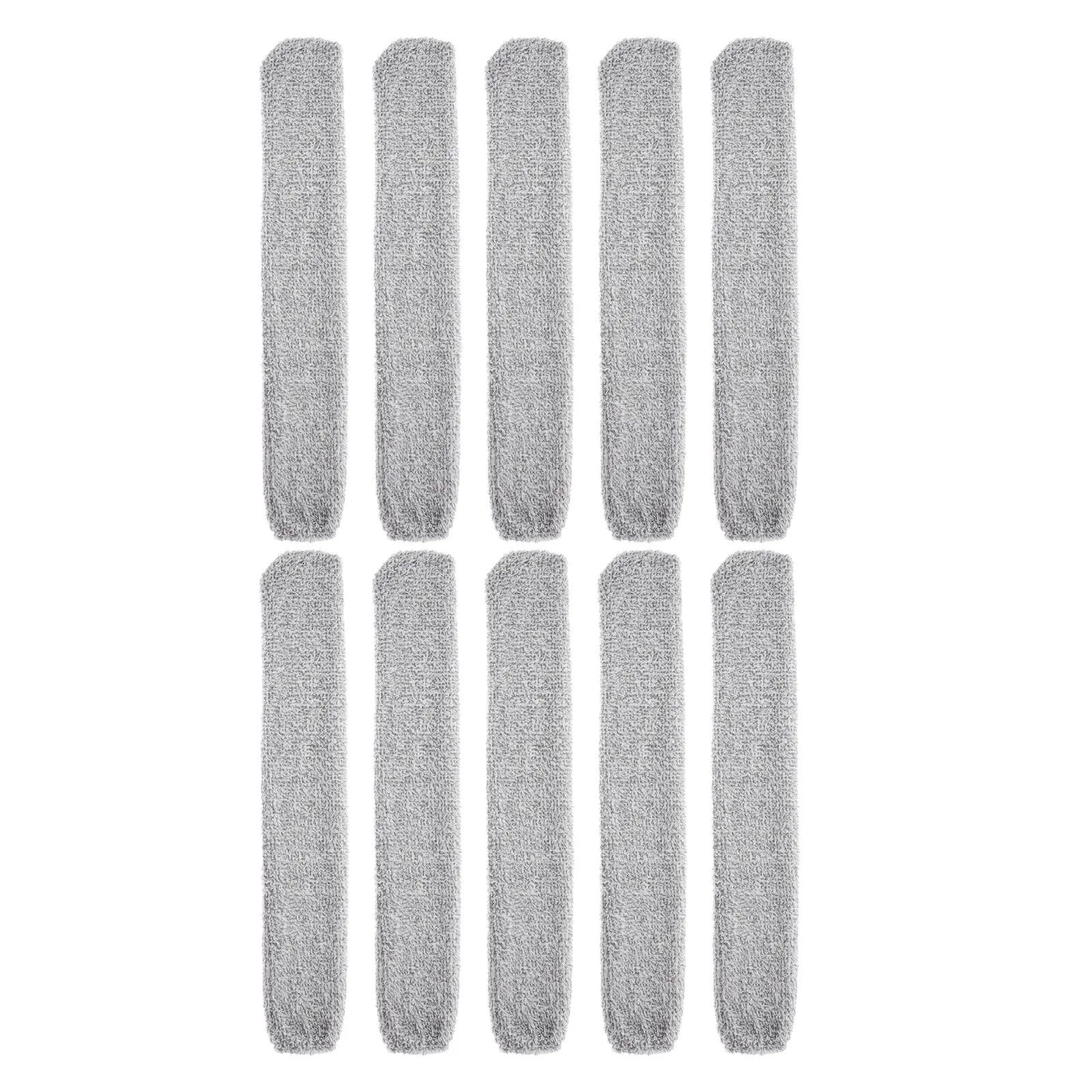 

10Pcs Microfiber Duster Refill Washable Reusable for Retractable Gap Cleaner Wall Furniture Couch Kitchen Dust Removal Home