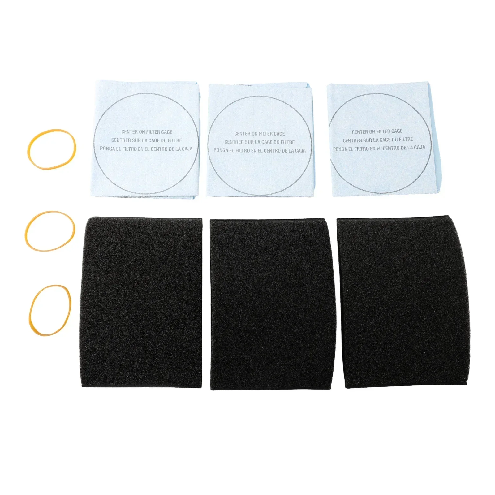 9pcs For Shop Vac Filter Bags Foam Filters Retainer Ring For 90304 90350 90585 90107 90333 Household Vacuum Cleaner Accessories