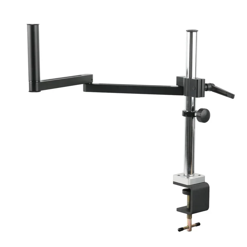 Universele Verstelbare Draairichting Arm Microscoop Beugel Tafelklem 50Mm 76Mm Voor Stereo Trinoculaire Microscoop Videocamera