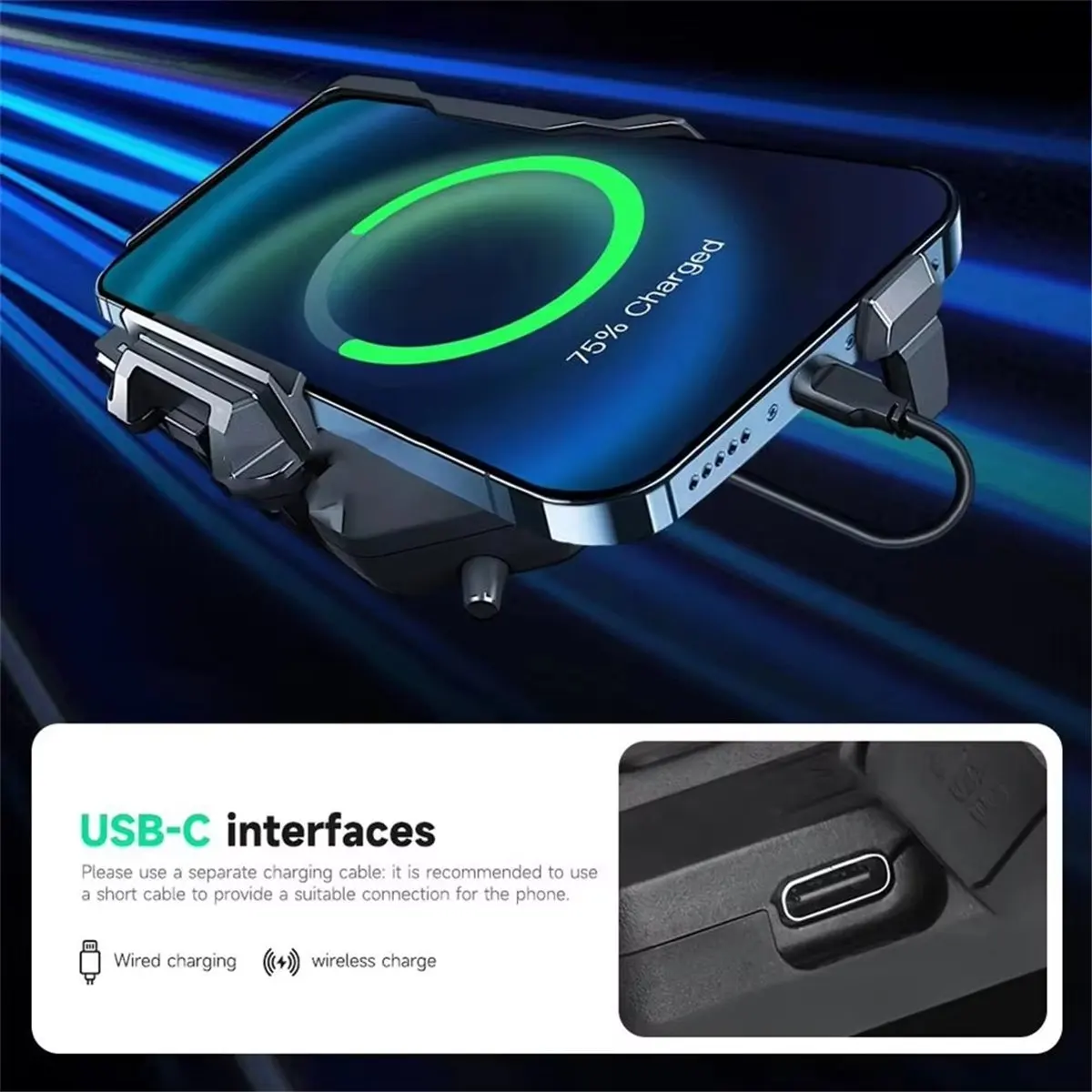 (AD11] For R1250GS ADV Wireless Charge Mobile Phone Navigation Bracket R1250GS R1250GS Motorcycle Wireless Charging