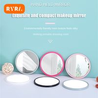 Portable Mini Makeup Mirror Compact Pocket Handheld Mirror 10x Magnifying Double Sided Makeup Mirror Travel Beauty Cosmetic Tool