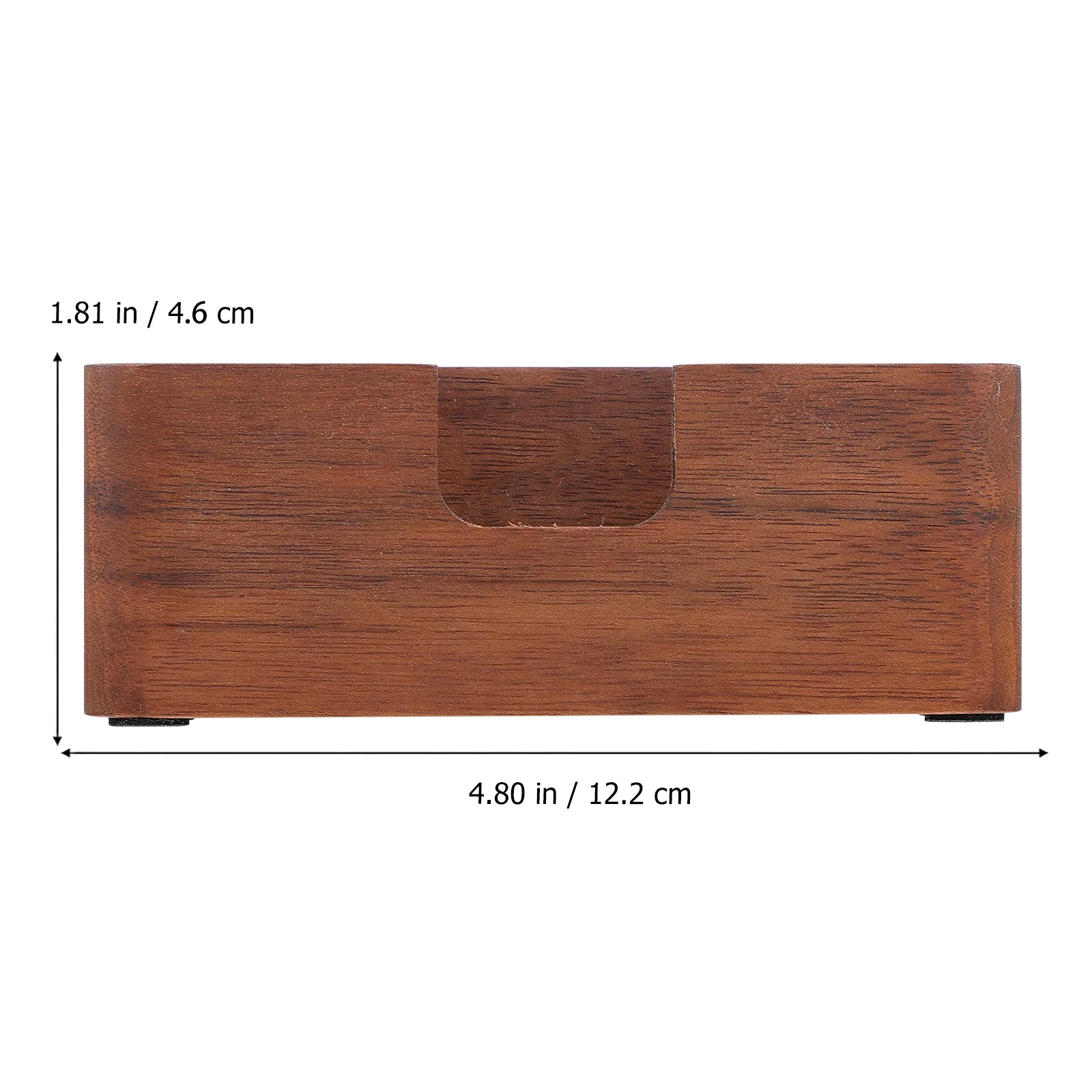 

1 Box Wooden Desktop Storage Case Smooth Name Cards Holder For Office Meeting Room Display Practical Id Cards
