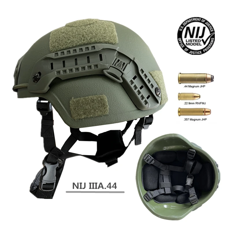 ISO certified MICH 2000 NIJ IIIA helmet bulletproof helmet head protection aramid bulletproof helmet war