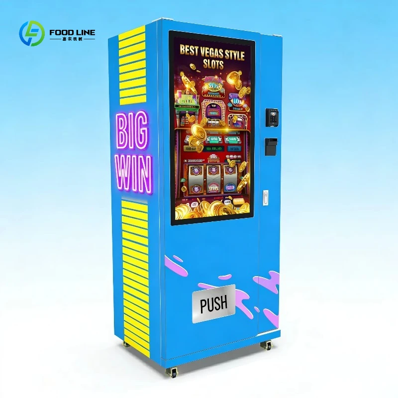 Lottery Kiosk Fixed on the Ground Big Screen 24 Types Lotteries Lucky UK 1 Years Warranty SDK for Parks Customized
