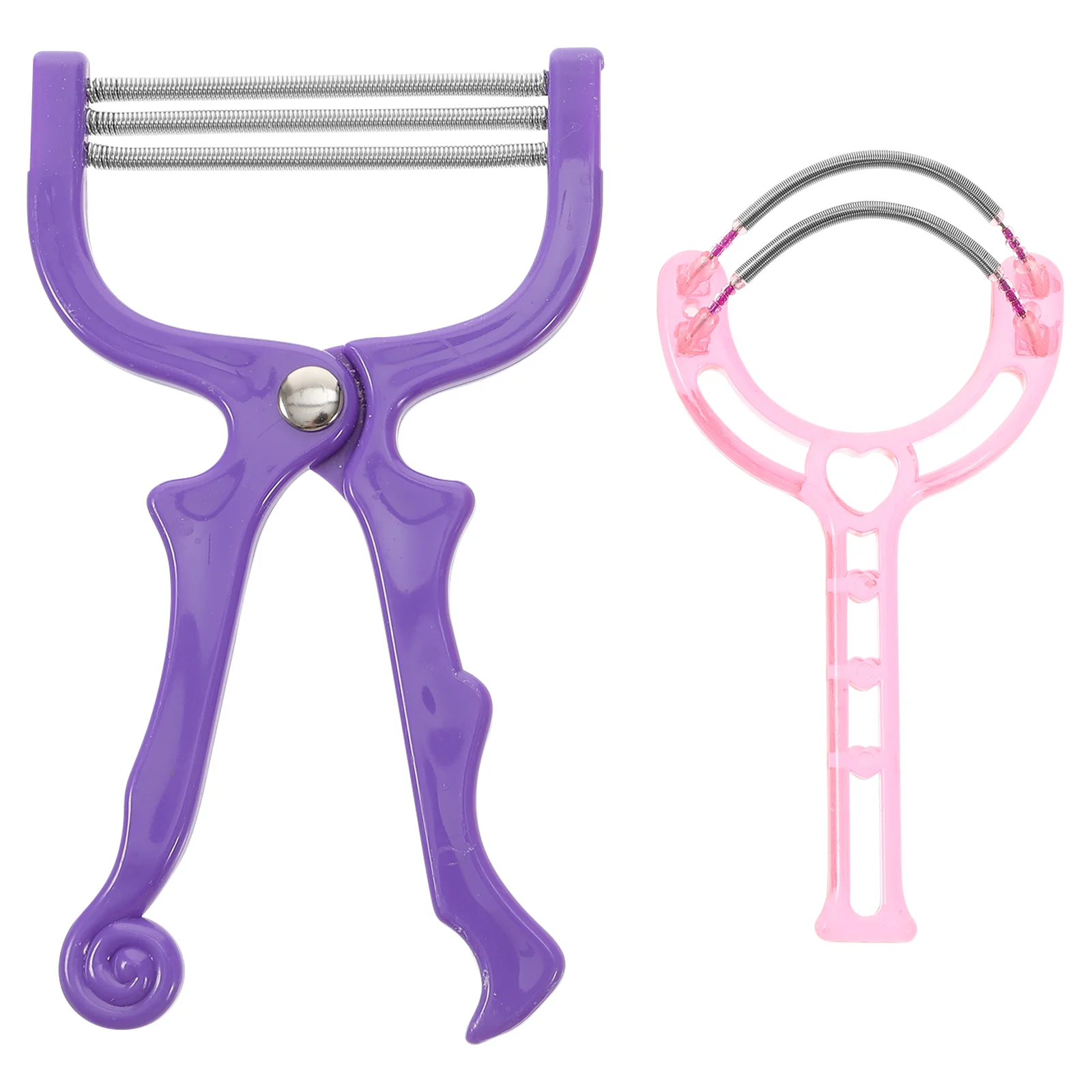

2 Pcs Face Facial Hair Remover Tools Spring Removal Removers Threading Epilator