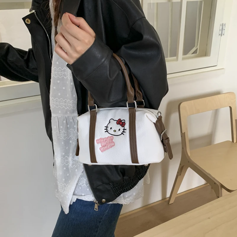 Borsa a tracolla tote a tracolla di design di lusso alla moda in pelle da donna elegante per lo stile di vita chic quotidiano