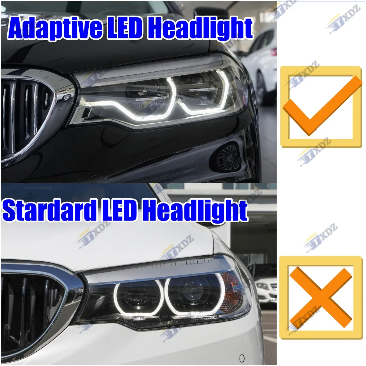 CSL G30 Blue DRL Yellow Angel Eyes For 2017 2018 2019 BMW G32 GT F90 M5 520i 530i 540i Adaptive LED Headlight Red Daytime Lights