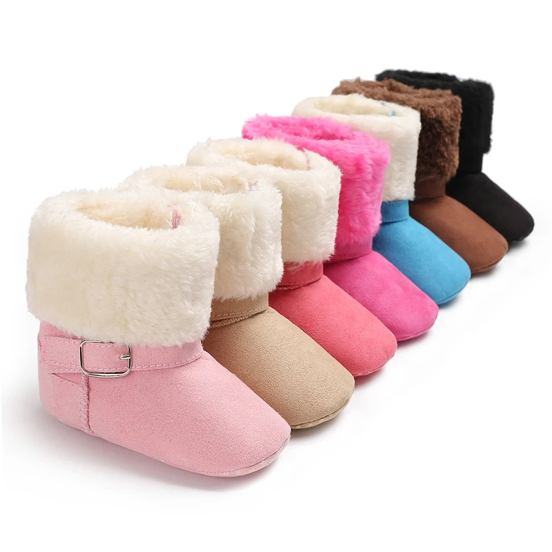 Winter fashion new baby plush warm cotton shoes