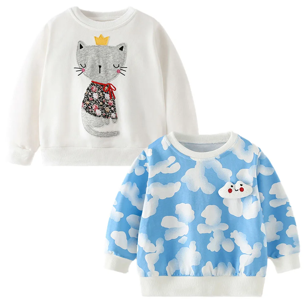 Cartoon Kids Sweatshirt Baby Toddler Girl Boy Clothes Sporty Hoodie Children Clothing Casual Outfit Spring Autumn