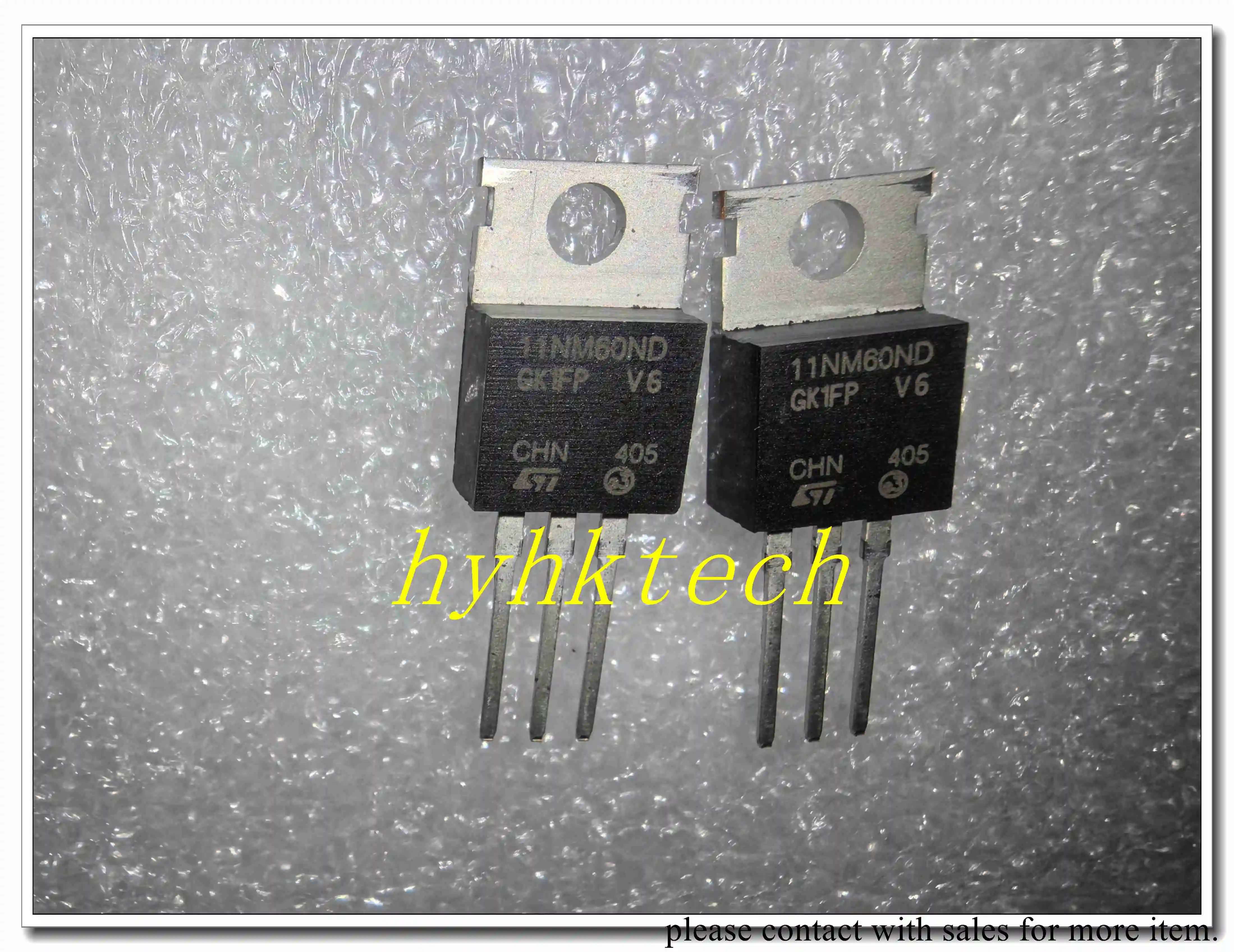 10pcs lot of STP11NM60ND  11NM60ND, Original TO-220 Sealed pacakge, tested before shipment