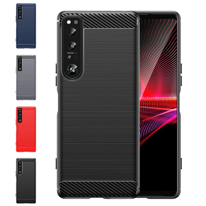 For Cover Sony Xperia 1 IV Case For Sony Xperia 1 IV Capas New Phone Back Soft TPU For Fundas Sony Xperia 1 10 II III IV Cover