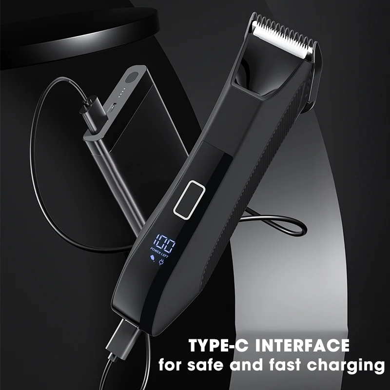 2 in 1 electric body hair trimmer Full body waterproof haircut shaving razor for men and women private pubic hair leg hair sciss