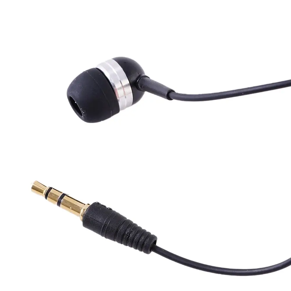 Stereo to Mono In-Ear Single Earbud Style Headset, 3.5mm Headphone Jack Single Side Earphone Low Cost Ear Buds for One Ear I6L3