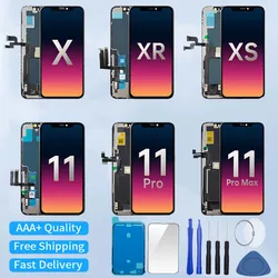 100% Incell   For iPhone X  XR-12 OLCD display Screen  Best GX Hard OLED touch Digitizer assembly  display Digitizer Assembly