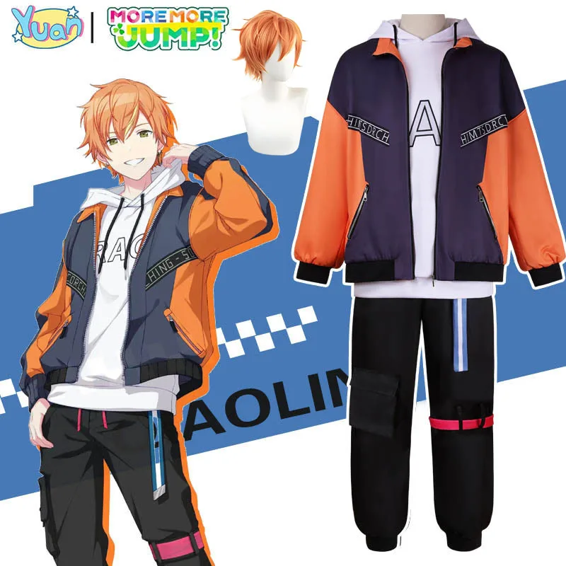 

3RD Shinonome Akito Costume Uniform Anime vbs Colorful Stage Cosplay Wig Anniversary Vivid BAD SQUAD Outfits for Men