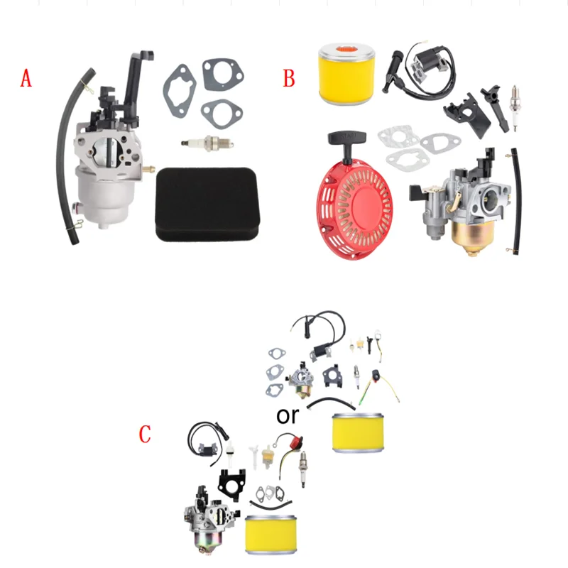 

M6CF Прочная часть карбюратора двигателя для GP6500E GP7500E 389cc GP5500 8125W 13HP 14HP 15HP 16HP 188F 190F 0J58620157