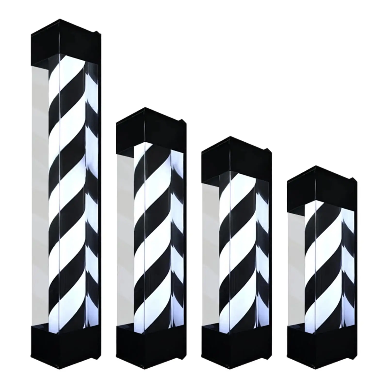 

Barber Pole LED Light ,Pet Barber Shop Decoration ,Indoor Outdoor,Hair Salon Open Sign Rotating Stripes,