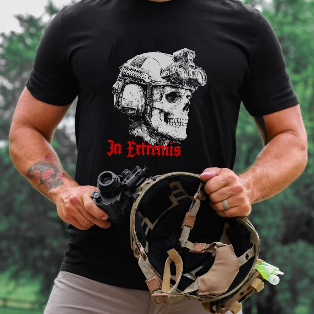 2026 Summer New Products - Military Style - Away From War - Love Peace - Round-neck Short-sleeved T-shirt - Tough Guy Clothing