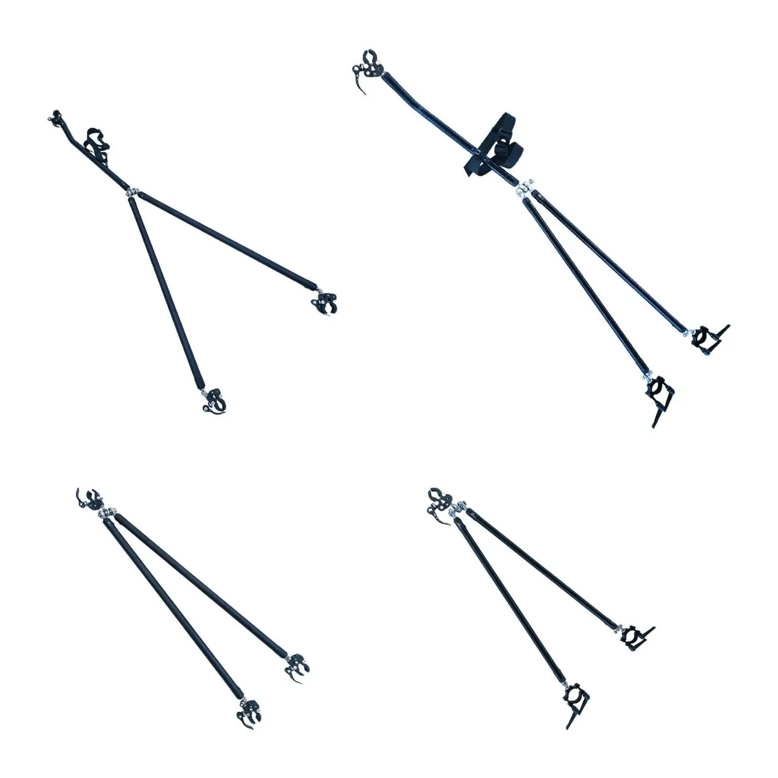 

Аксессуары для стержней для велосипедного прицепа, прочная черная фурнитура, портативная арматура, принадлежности для путешествий, активного отдыха