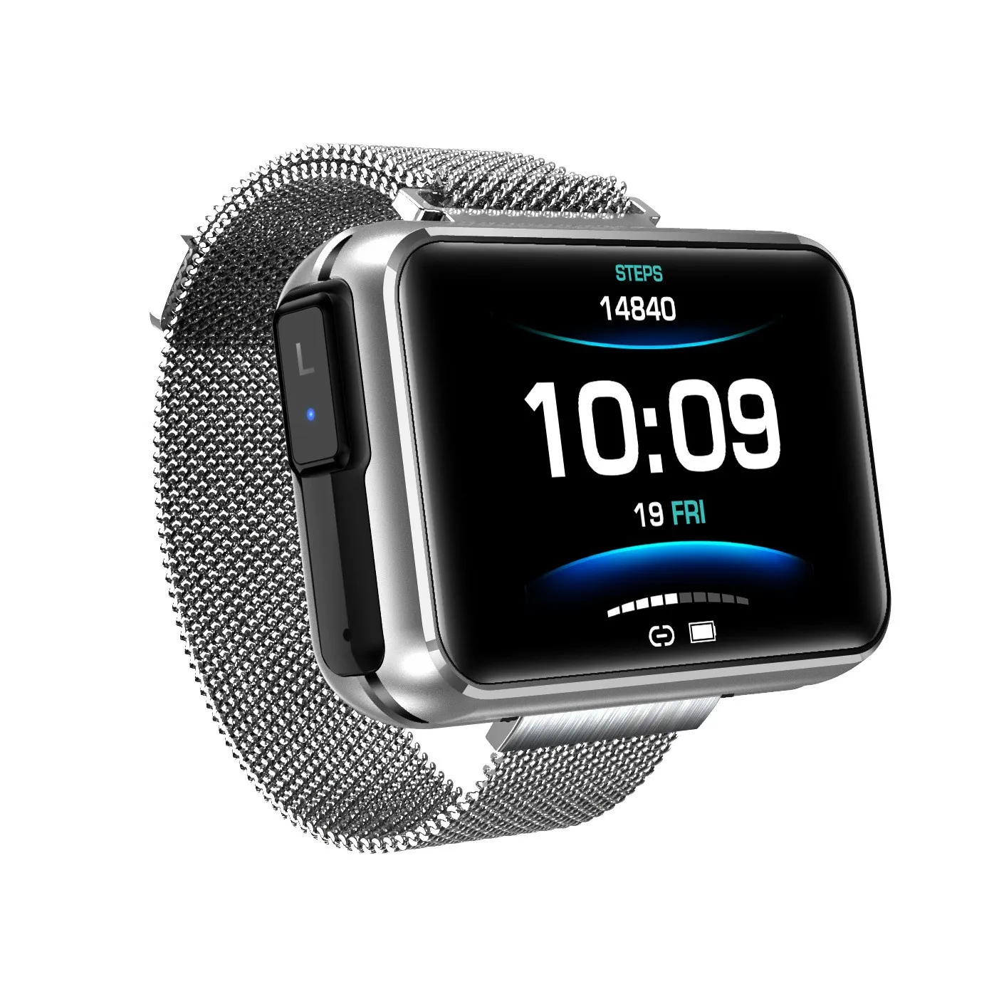 Heart Rate Tracker Bluetooth Call Sports Smart Bracelet 2 in 1 TWS Wirelss Earbuds Big DIY Screen Waterproof Smart Watch T91