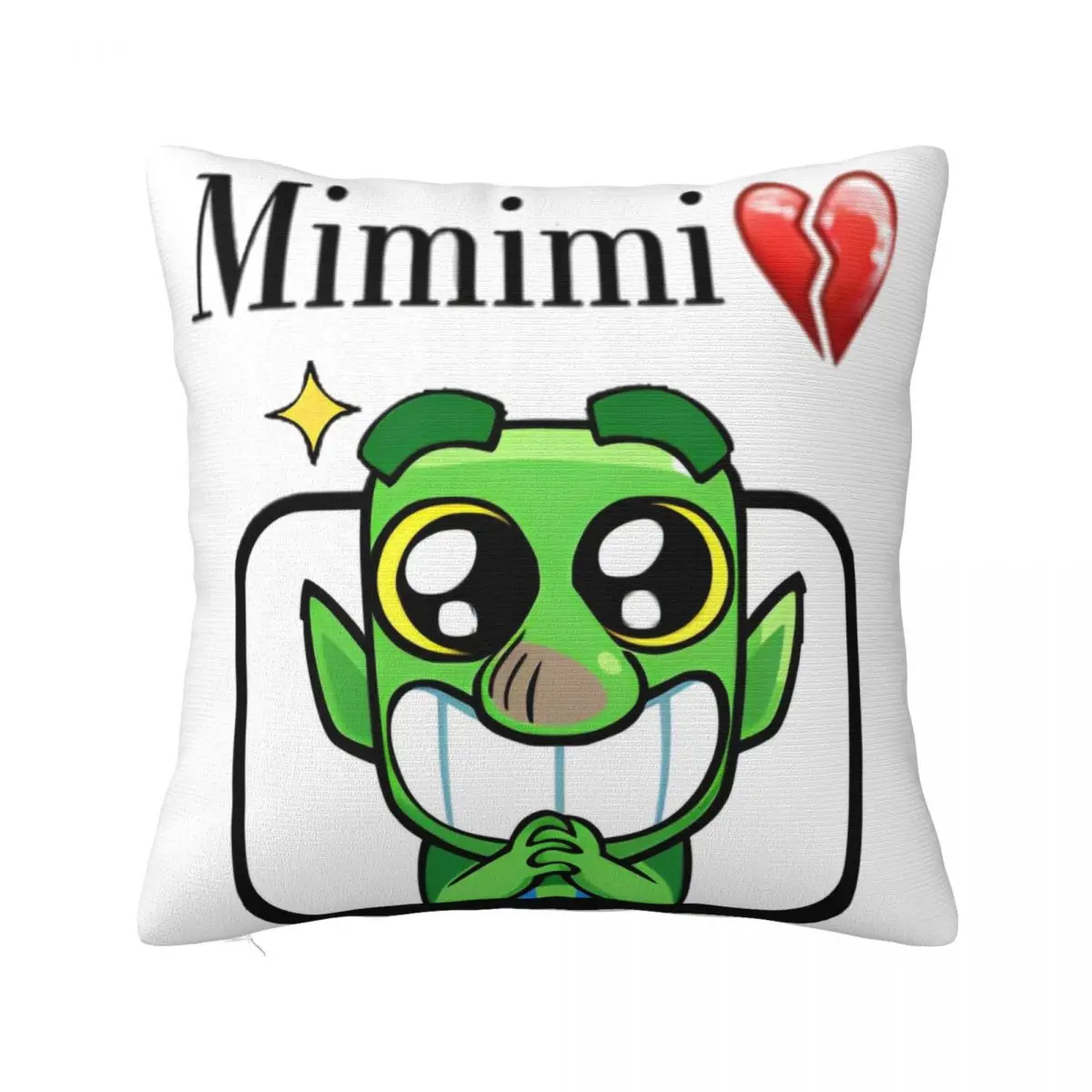 الصدامات Royalees عفريت البكاء MeMeMe سادات غطاء الوسادة رمي غطاء وسادة ديكورات المنزل مربع أحجام متعددة #1