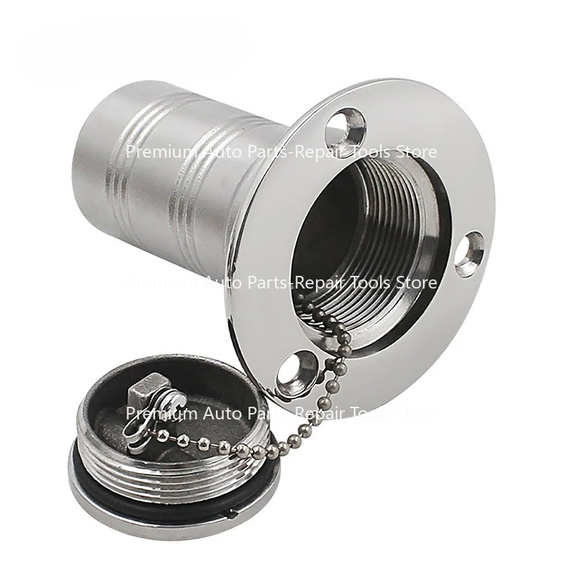 Stainless Steel Flap Fuel Port, Yacht Fuel Tank Port, Water Inlet, Water Tank, Oil Tank Cover, RV