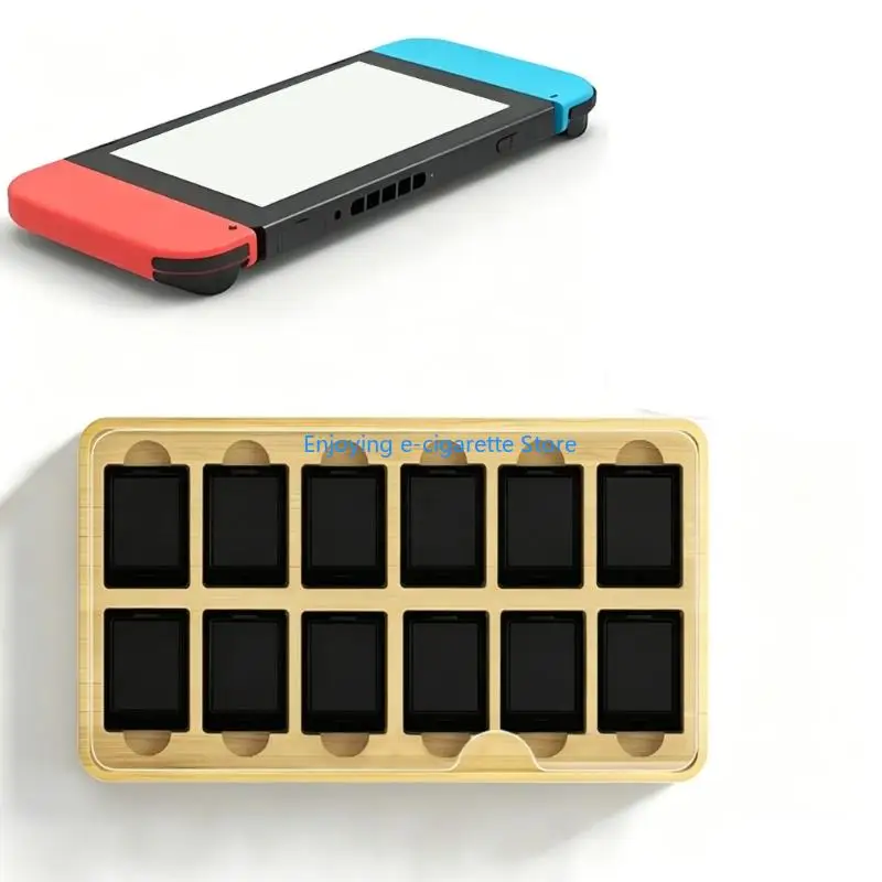 Spiel Patrone Fach Mit Acryl Staub Abdeckung Kratzfeste Spiel Karte Tragen Fall für NS 12 Slots Lagerung Box Y4QF – Detail 9