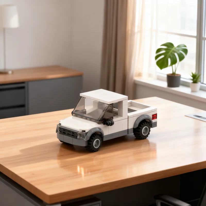 125pcs MOC Pickup Chassis Detail City Model Building Blocks Construction Toy Christmas Gift Assemble DIY Kids Birthday Creative
