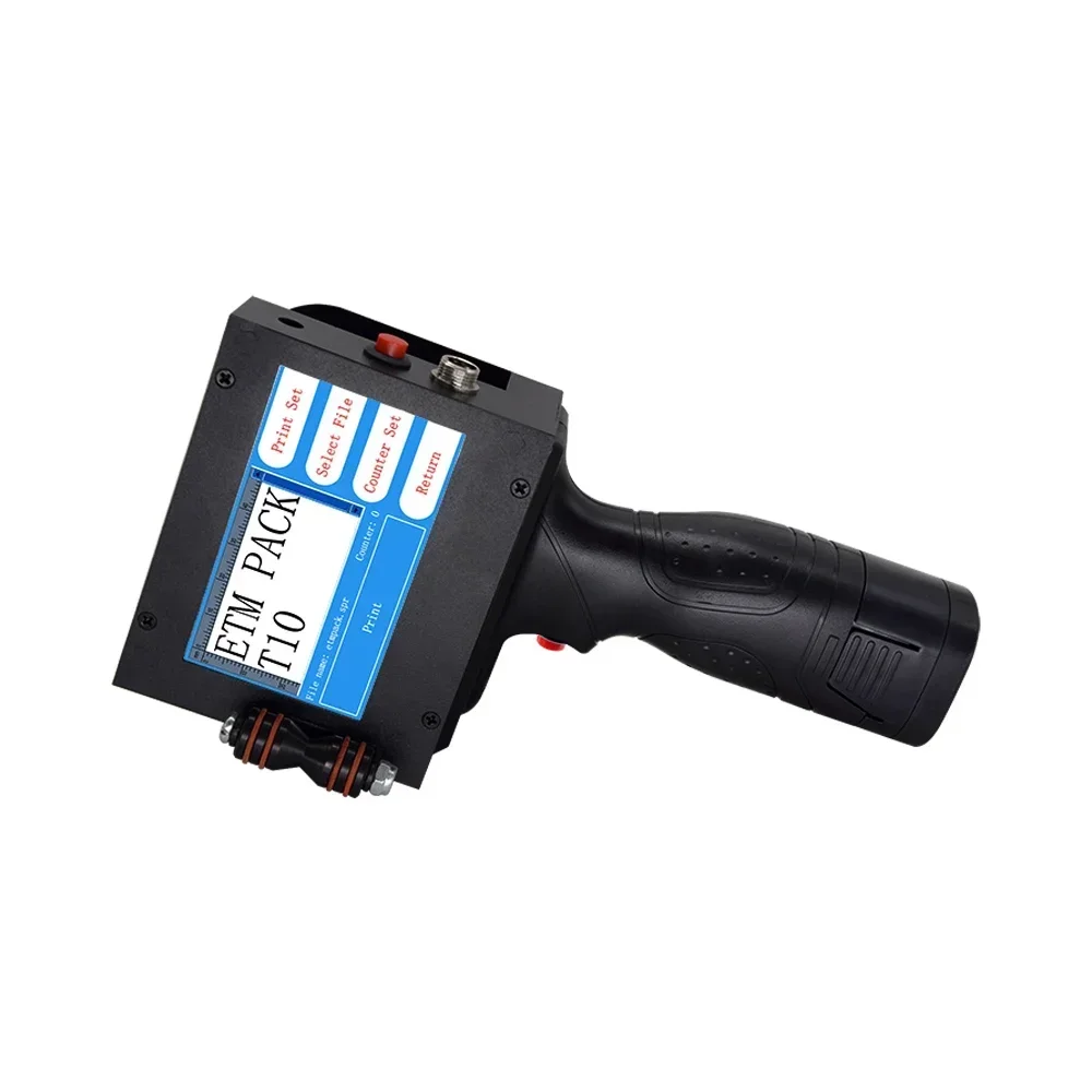 2026   Multifunctional solvent ink hand held inkjet printer for pvc plastic wood paper expire date barcode  handjet printing mac