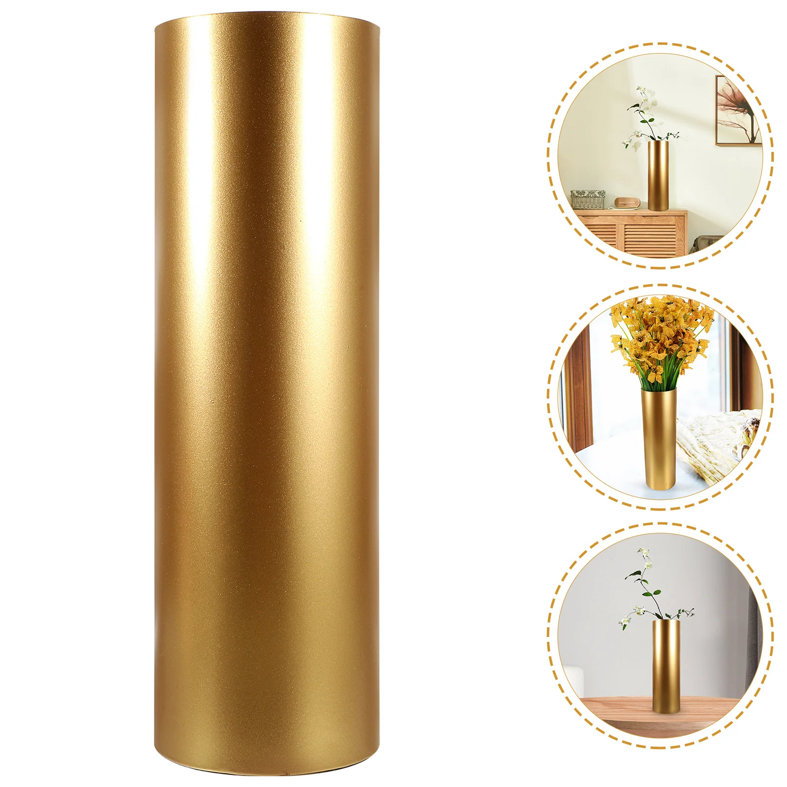 

Vintage Metal Flower Vase Iron Farmhouse Decor For Floral Arrangement Rustic Home Wedding Centerpiece Gift