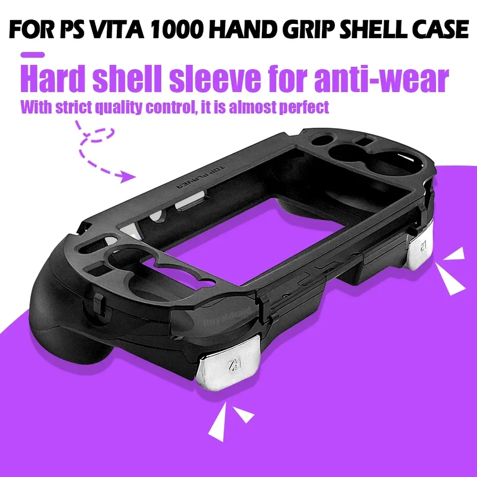 Black White For PS VITA 1000 PSV1000 Game Hand Grip Handle Holder