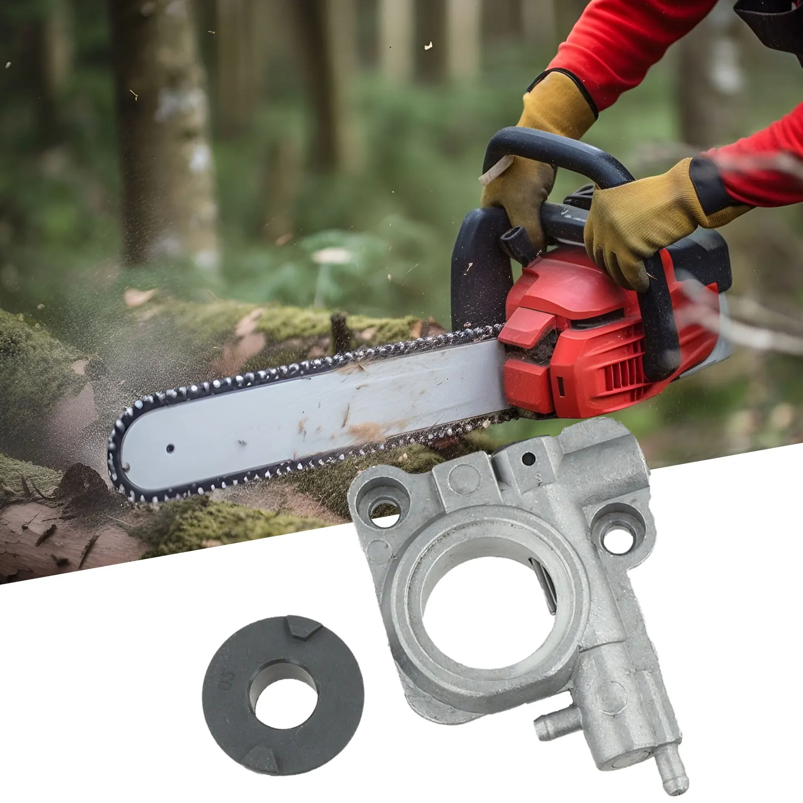 

Oil Pump Assembly with Worm C022000020 Compatible with For CS260 CS271 CS271T and CS350TES for Long Lasting Use