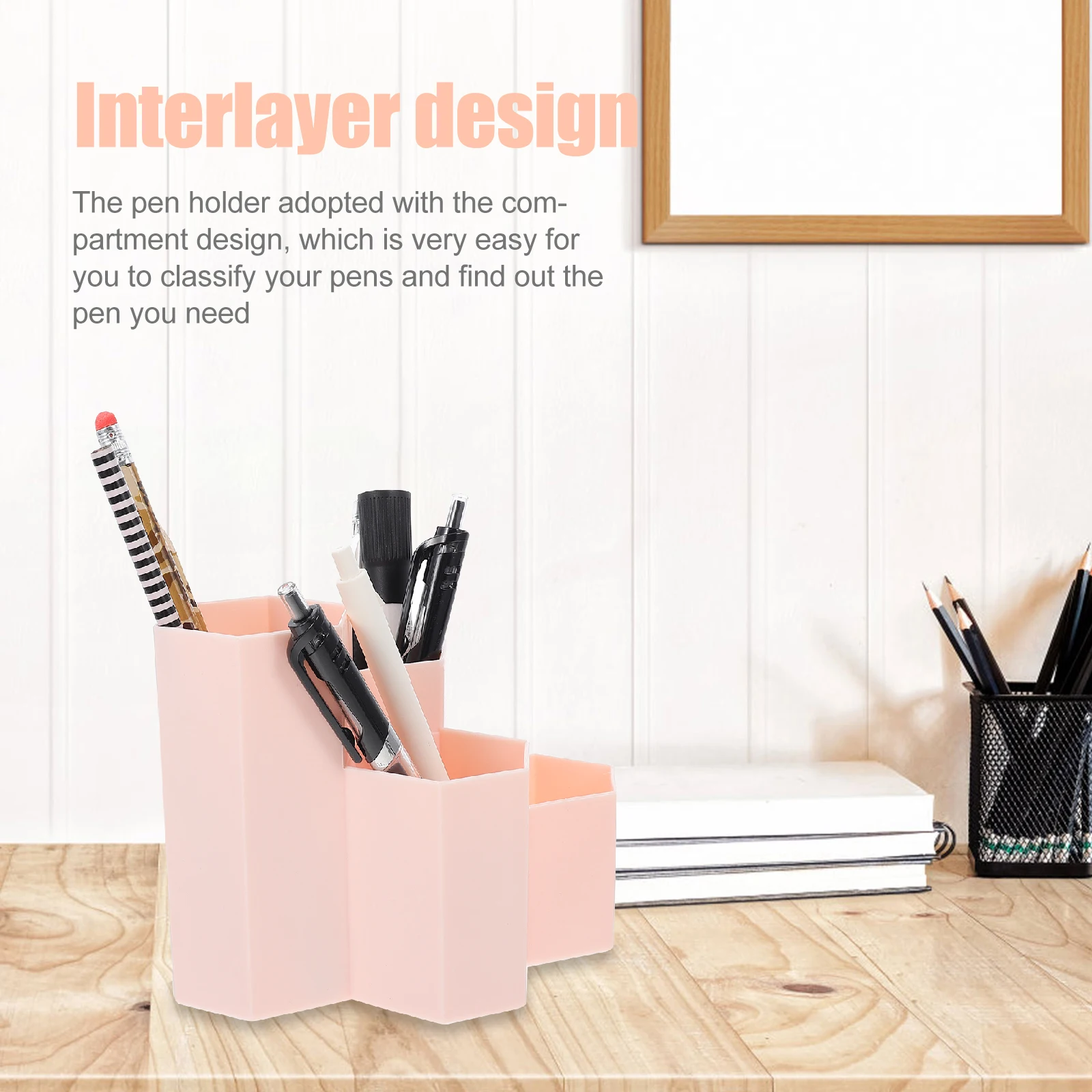 

Makeup Pen Holders Desk ganizers Pink Cases Stationery Containers Home Items Storage Solutions Student Supplies Pen Cases