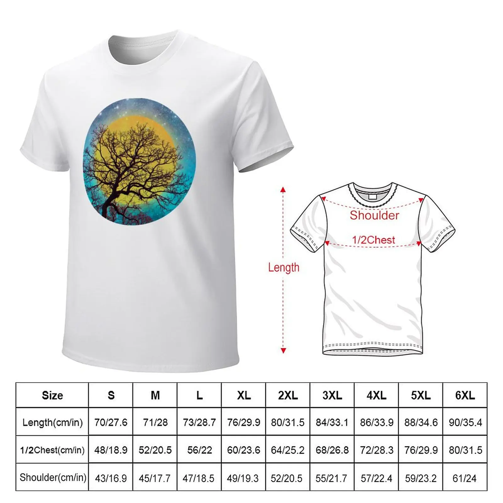 Winter Oaks T-shirt plus sizes vintage clothes t shirt men